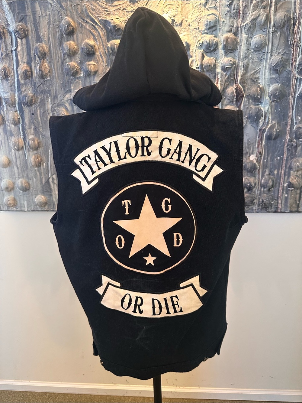 Wiz Khalifa Taylor Gang Men’s Small Denim Vest